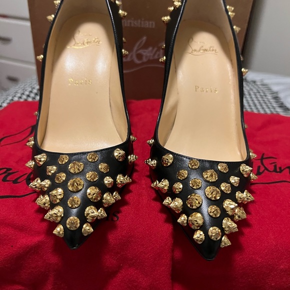 Christian Louboutin Aimantaclou Napa Heels - Picture 5 of 7